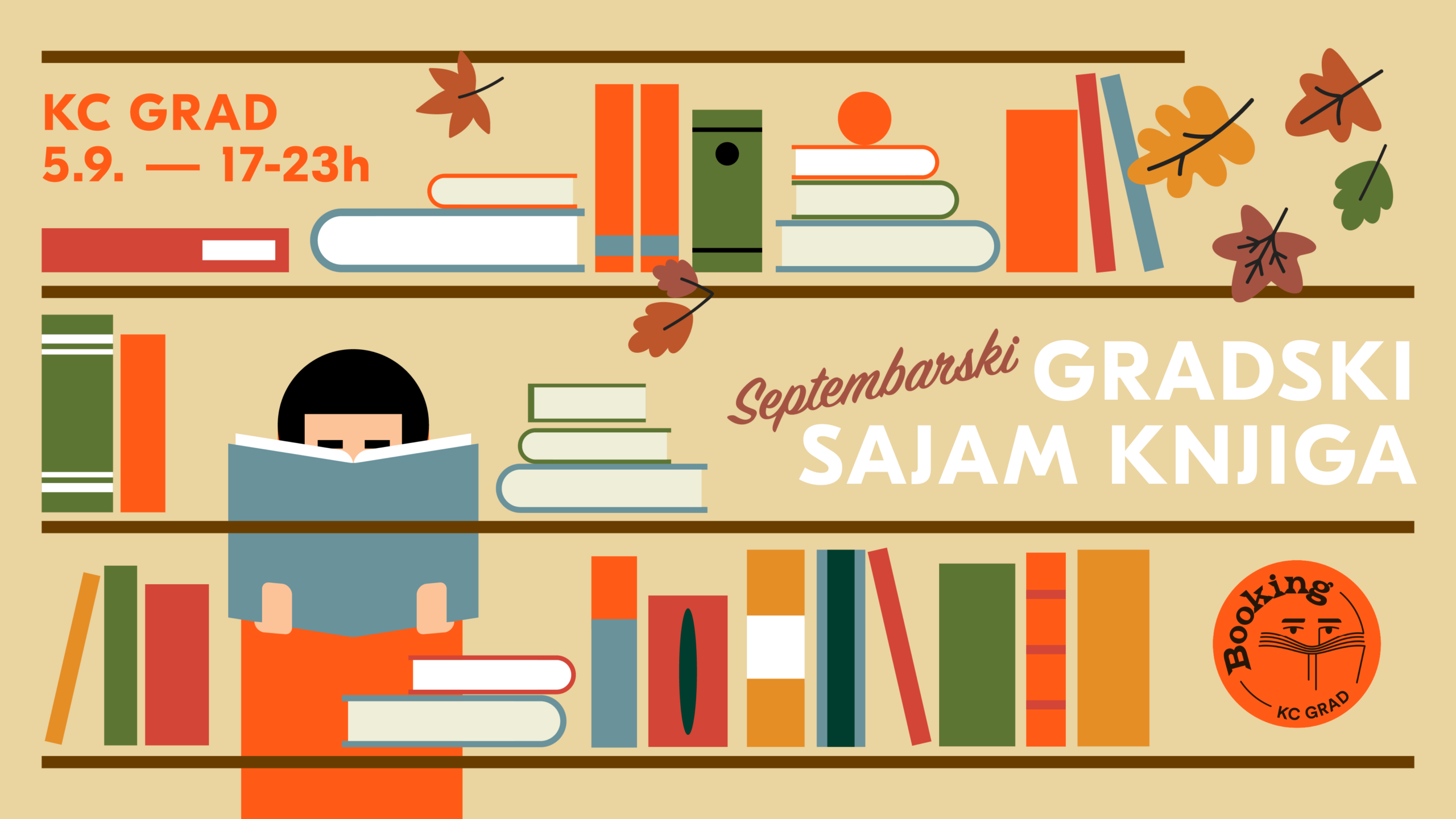 Sajam knjiga u Kulturnom centru Grad 5. septembra od 17 do 23 časa 2 Sajam knjiga u Kulturnom centru Grad 5. septembra od 17 do 23 časa 2