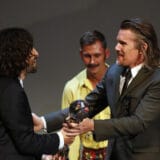 Reditelj Stefan Arsenijević nakon glavne nagrade - Kristalnog globusa, na Festivalu u Karlovim Varima 1