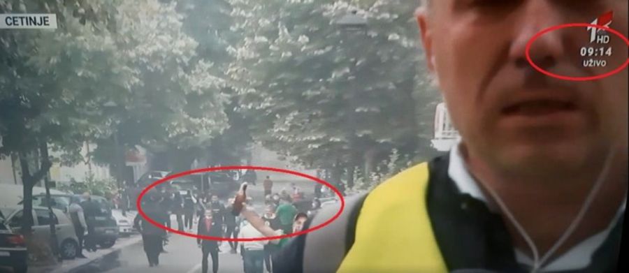 Policija: Zbog Molotovljevog koktela u Cetinju uhapšena jedna osoba 1