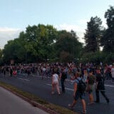 Protivnici kovid sertifikata blokirali obilaznicu u Ljubljani, policija koristila vodeni top 3