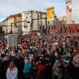 U Ljubljani novi protesti protiv kovid potvrda, minut ćutanja za preminulu devojku 15