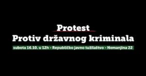 Lazović: Da ne budemo robovi kriminalaca na vlasti - svi na protest Protiv državnog kriminala 6