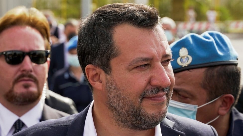 Italija i migranti: Suđenje Mateu Salviniju zbog blokade izbegličkog broda, jedan od svedoka i glumac Ričard Gir 1 Matteo Salvini leaves court after the hearing