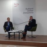 Kavčić u Zrenjaninu o bepslatnim udžbenicima 1