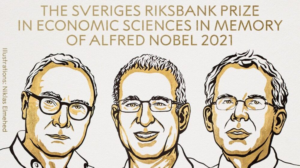Dejvid Kard, Džošua Engrist i Gvido Imbens ovogodišnji dobitnici Nobelove nagrade za ekonomiju 1
