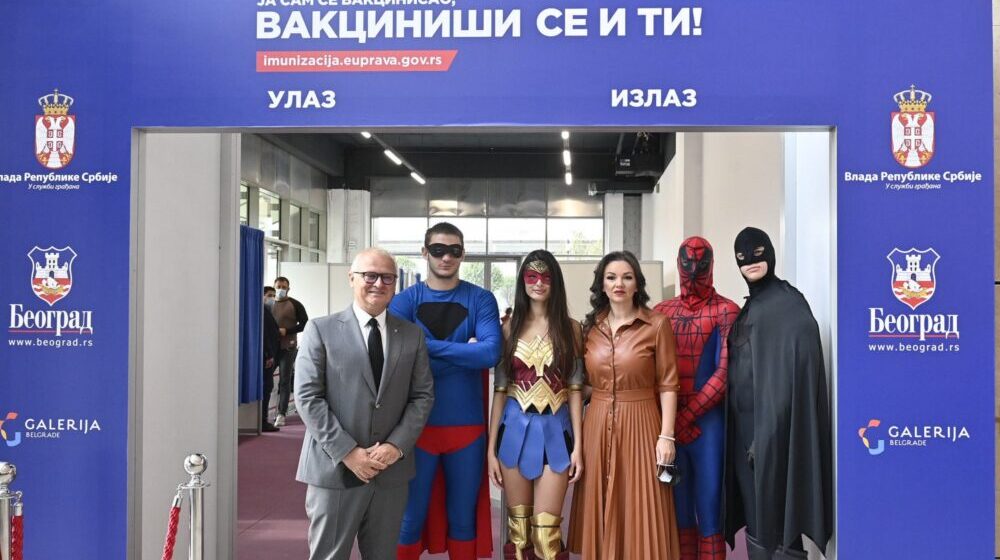 U Beogradu akcija Super heroji se vakcinišu i novi punkt u TC Galerija 1