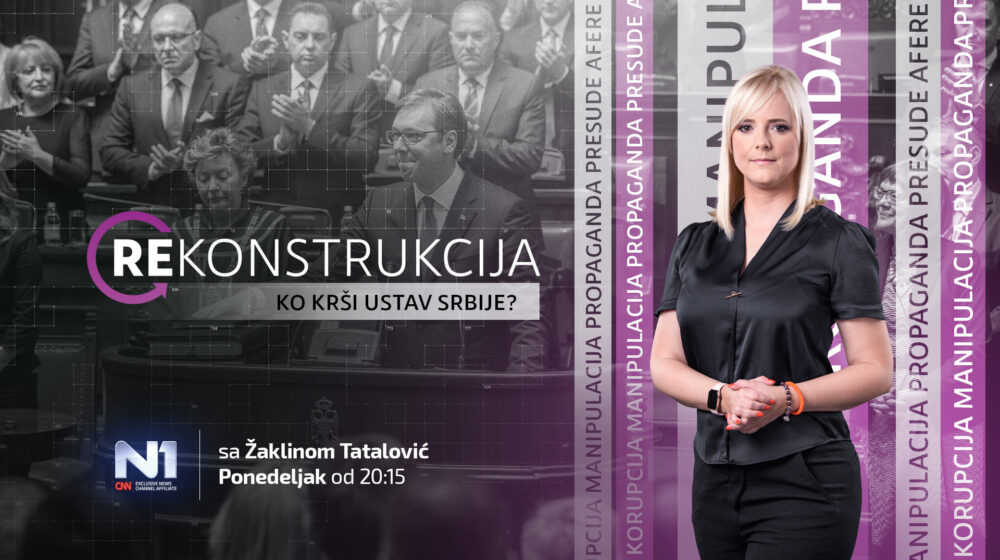 Žaklina Tatalović: U prvu epizodu (RE)KONSTRUKCIJE pozvan i predsednik Vučić 1
