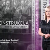Žaklina Tatalović: U prvu epizodu (RE)KONSTRUKCIJE pozvan i predsednik Vučić 2