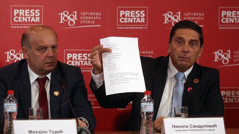 Nikola Sandulović kandidat Republikanske stranke za predsednika Srbije 1