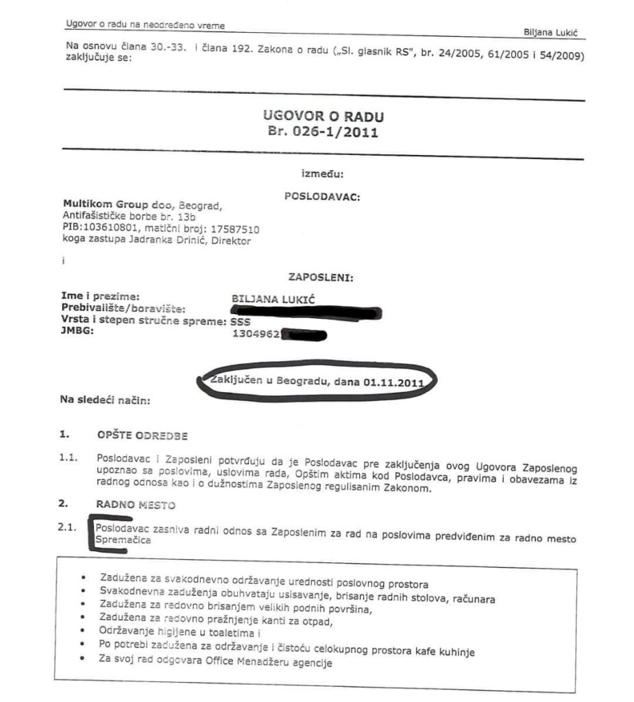 Đilas: U Multikomu nije zaposlena novinarka Biljana Lukić, već žena sa istim imenom i prezimenom 2 Đilas: U Multikomu nije zaposlena novinarka Biljana Lukić, već žena sa istim imenom i prezimenom 2