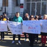 Održan protest zbog cena goriva ispred Ministarstva finansija Crne Gore 4
