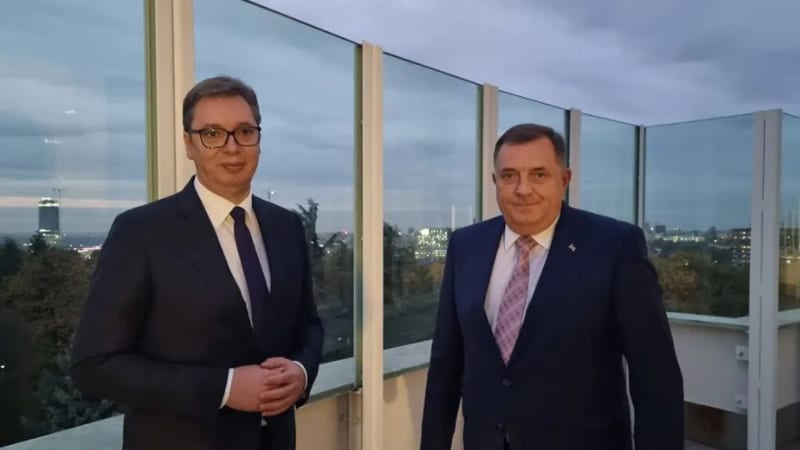 Sutra sastanak Vučića i Dodika 1