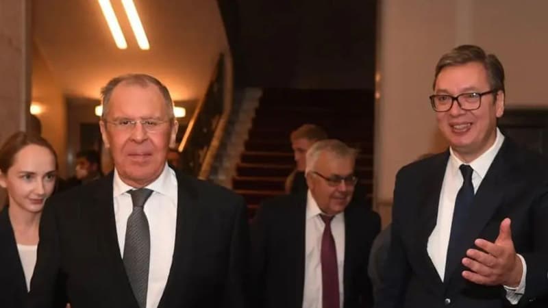 Lavrov stigao u Beograd, Vučić mu poželeo dobrodošlicu 1