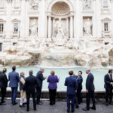 Vođe G20 bacale novčiće u Fontanu di Trevi 4