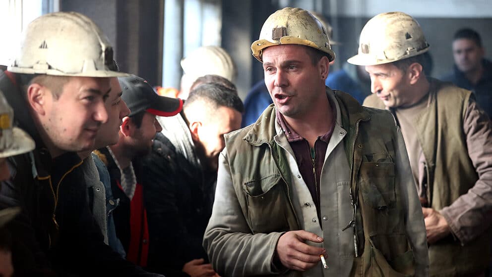 Protest rudara ispred Vlade Federacije BiH 1