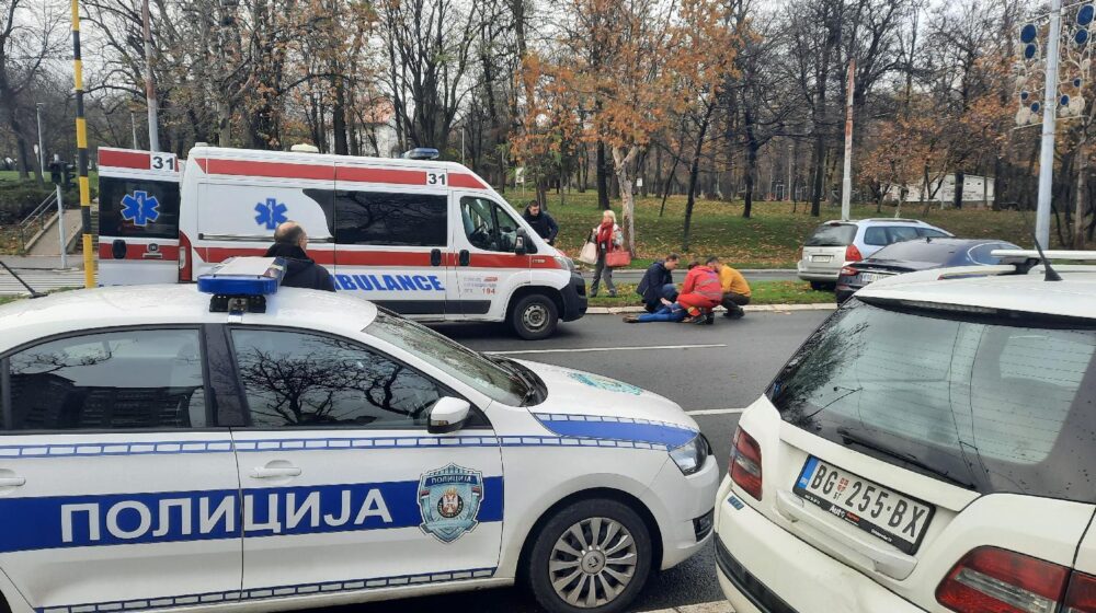 Povređena žena na pešačkom prelazu u Beogradu 1