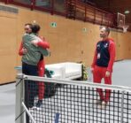 258884101_1564552170558080_760011220731423603_n Reprezentacija Srbije je kompletna, Novak Đoković odradio prvi trening u Olimpijskoj hali Insbruka 4