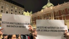 Protest "protiv režimskog nasilja" na Trgu republike (VIDEO, FOTO) 11