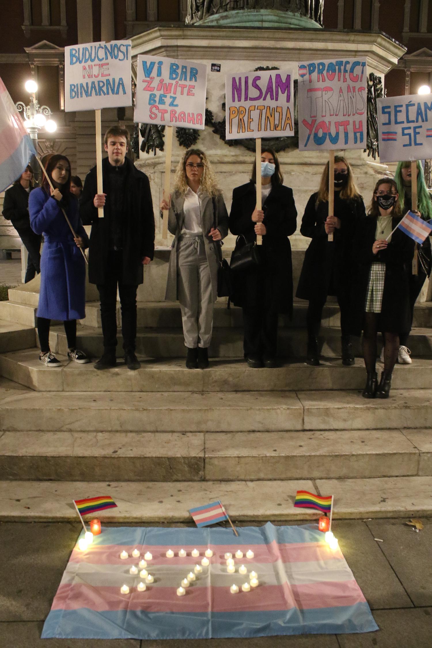 U Beogradu obeležen Međunarodni dan sećanja na žrtve transfobije 2