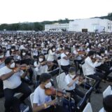 U Karakasu 12.000 muzičara sviralo Srpsko-ruski marš za Ginisov rekord 11