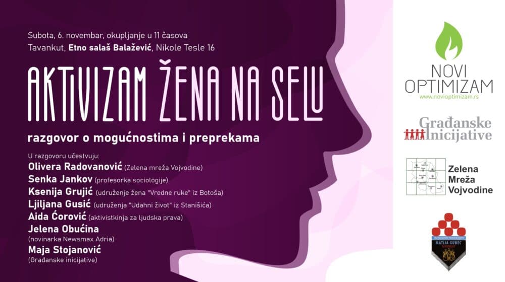 Novi optimizam: Sutra u Etno salašu Balažević razgovor aktivistkinja na temu "Aktivizam žena na selu" 1