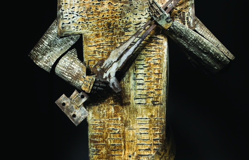 Izložba skulptura Svetomira Arsića Basare u Galeriji Nikole Koke Jankovića u Kragujevcu 1