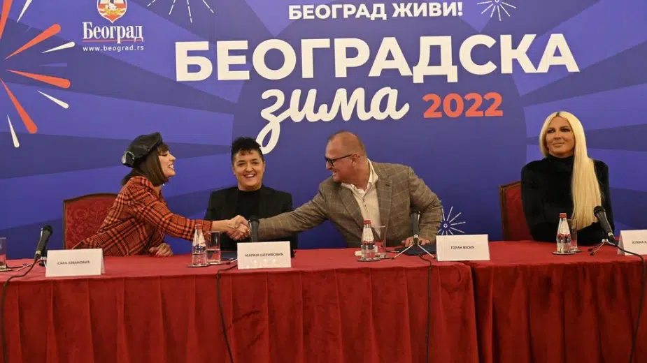 Na dočeku Nove godine u Beogradu Marija Šerifović, Karleuša i Sara Jo 1