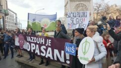 Hiljade građana na protestu "za bezopasan vazduh" na Terazijama 19