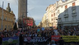 Hiljade građana na protestu "za bezopasan vazduh" na Terazijama 33