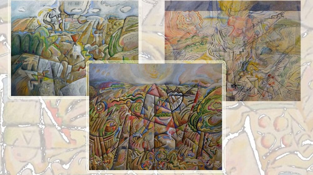 Izložba slika Branislava Miokovića u „Kući Đure Jakšića” u Kragujevcu 1