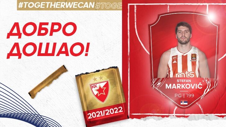 Stefan Marković novo pojačanje Crvene zvezde 1
