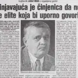 Laslo Vegel pre 20 godina: Postojeća elita je u krizi jer upravo plaća danak prošlosti 3