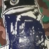 Crna farba preko lica Ratka Mladića na muralu u Sremskoj Kamenici 9