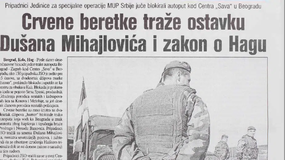 Kako je slučaj braće Banović pre 20 godina pokrenuo Crvene beretke na pobunu 1