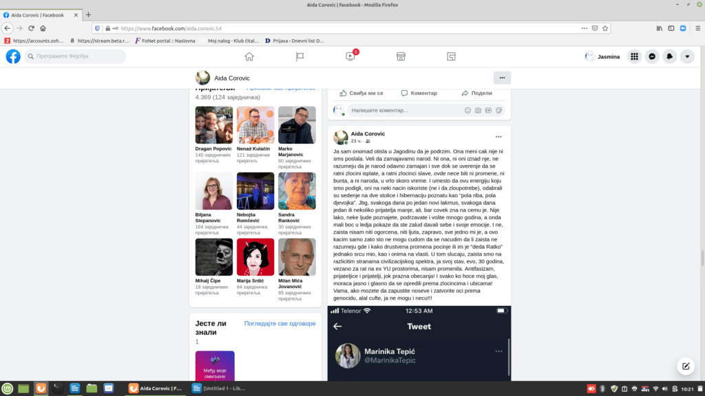 Aida Ćorović prozvala Mariniku Tepić za neuzvraćanje podrške 2 Aida Ćorović prozvala Mariniku Tepić za neuzvraćanje podrške 2