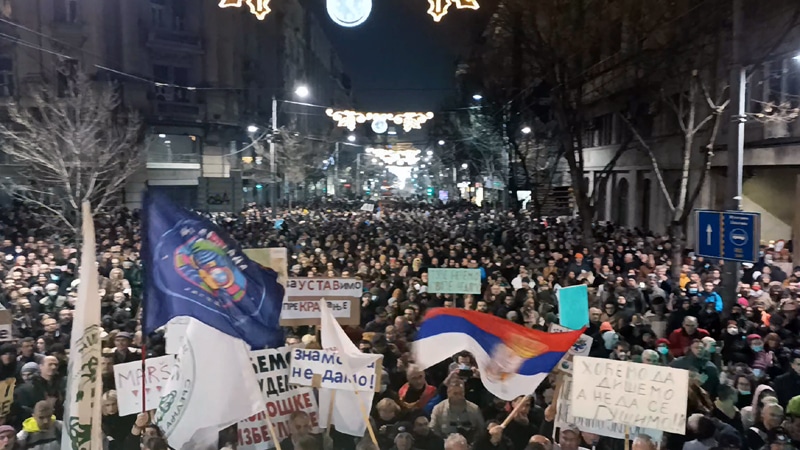 Završen protest protiv Rio Tinta i izmena zakona o referendumu i eksproprijaciji (VIDEO, FOTO) 1