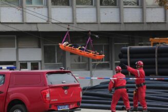 Vulin kao komandant Štaba na Drini sa Lukačem 3
