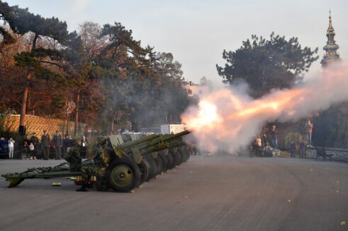 Na Kalemegdanu održana počasna paljba povodom Dana primirja u Prvom svetskom ratu (FOTO) 5
