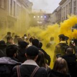 Neredi u Hagu na skupu protiv mera uvedenih zbog korona virusa 14