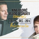 Dva zajednička koncerta Nine Badrić i Vlade Georgieva u Beogradu 1