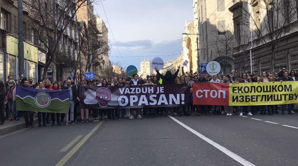 Eko straža: Četvrti protest za bezopasan vazduh u nedelju 1