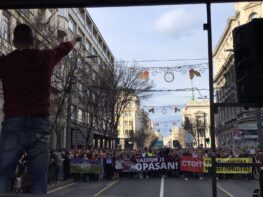 Hiljade građana na protestu "za bezopasan vazduh" na Terazijama 29