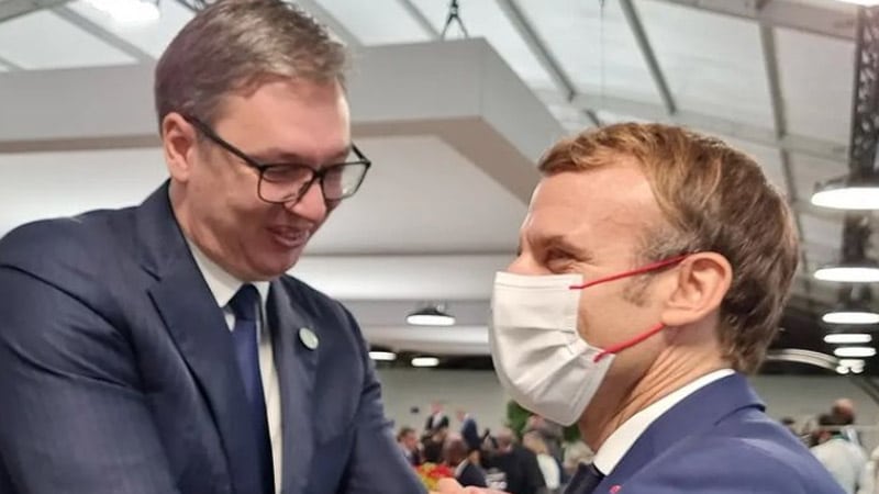 Vučić u Glazgovu sa Fon der Lajen, Makronom, Ramom i Merkel 1