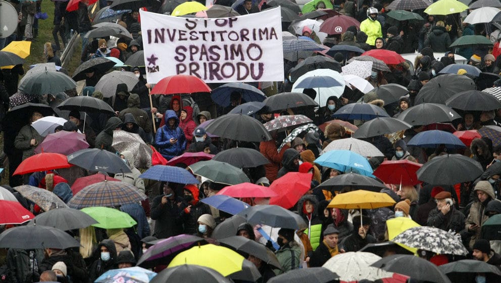 ekoloski protest beograd