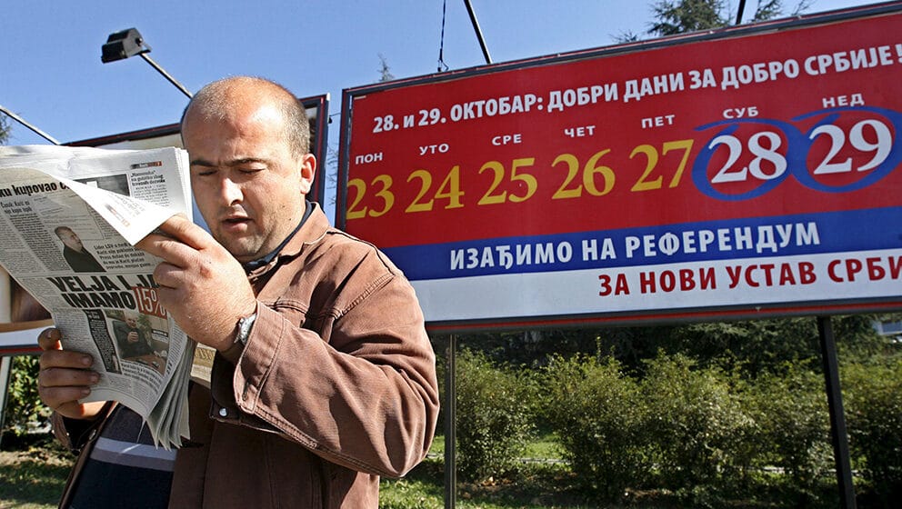 Rekorder po broju referenduma Milošević 1