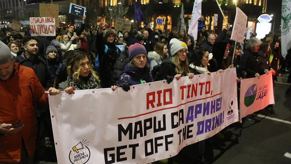 Rio Tinto važan ali ne i presudan za obaranje Vučićevog režima 1