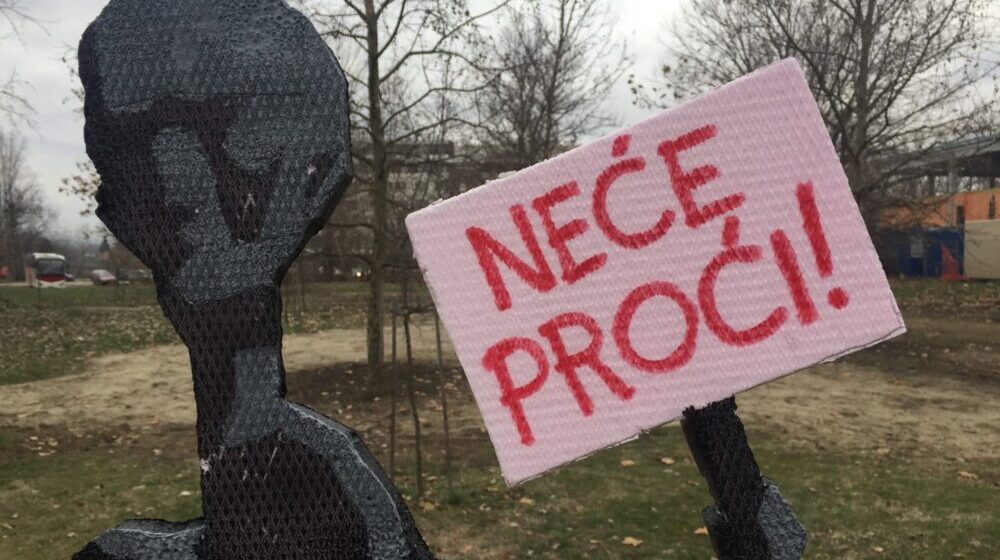 Održan skup protiv postavljanja spornog spomenika "Nevinim žrtvama 1941.-1945." 1