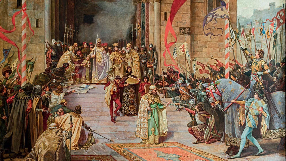 Ko je sve naslikan na čuvenoj slici Paje Jovanovića “Krunisanje cara Dušana” 1