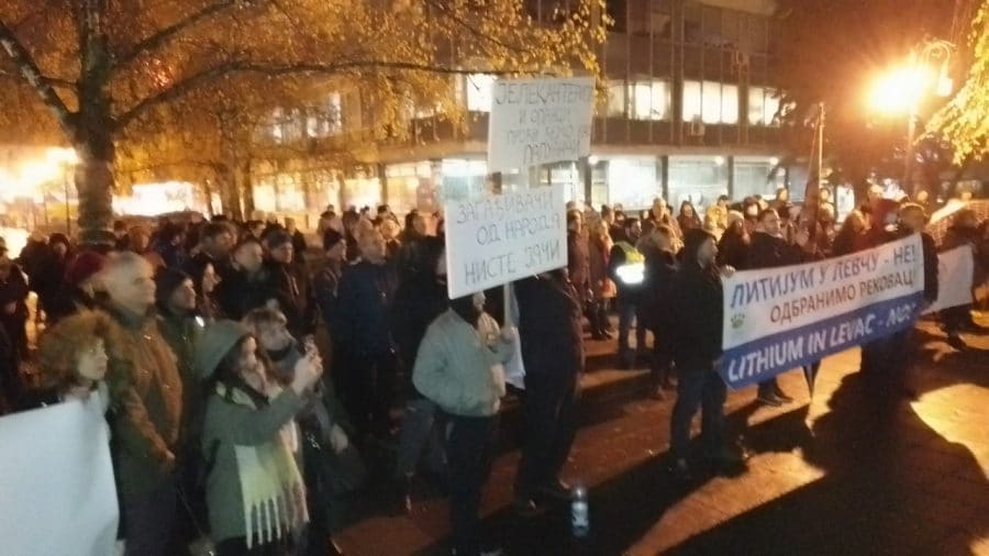 Jagodinci protestovali protiv otvaranja rudnika litijuma u Pomoravlju 1