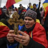 Desničarske demonstracije protiv kovid propusnica u Rumuniji 1